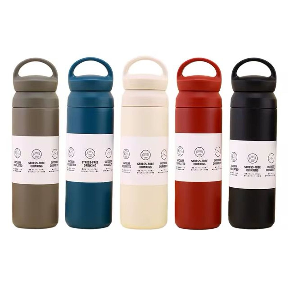 GENERICO - Termo Vaso Termico Con Asa Acero Inoxidable 500ml