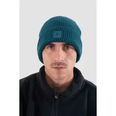 KAYA UNITE - Gorro Beanie Waffle Logo Petrol