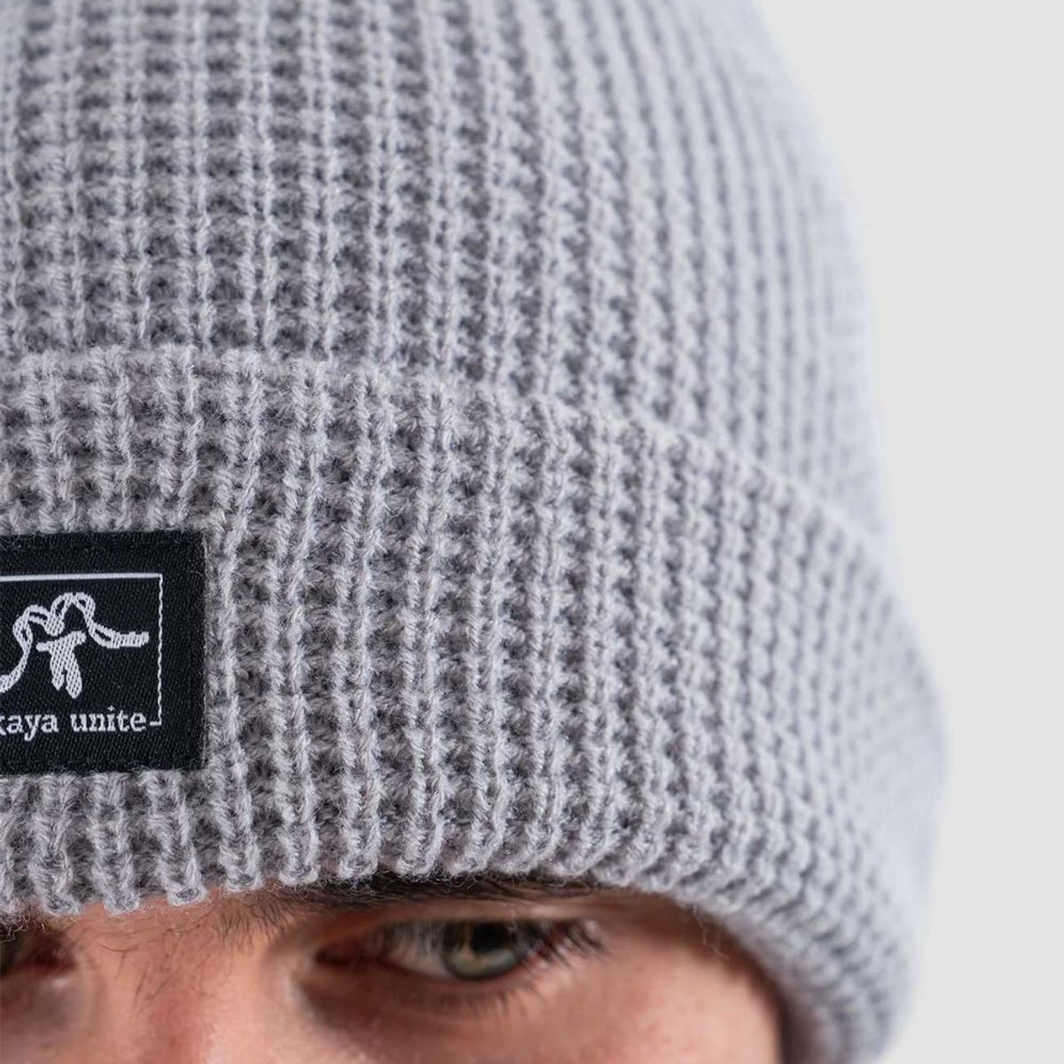 KAYA UNITE - Beanie Waffle Logo Gris
