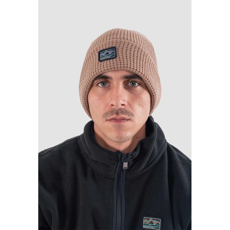 KAYA UNITE - Gorro Beanie Waffle Camel