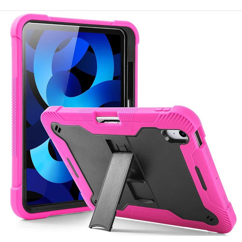 JOIGO - Funda Carcasa Reforzada Anti Golpe iPad 11th Gene A16 2025 Fucsia
