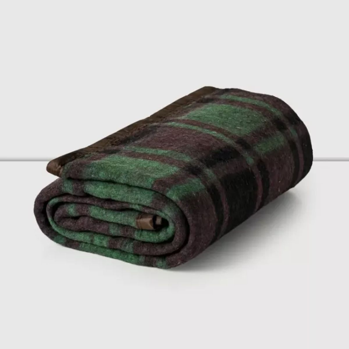 ILLUSIONS - Frazada Eco Jacquard Cannon (Apto 1 Pl Y 1.5) ESCOCES GRIS VERDE