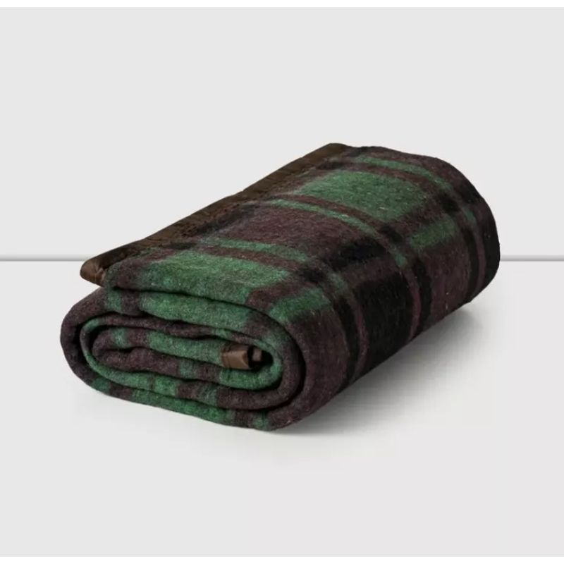 ILLUSIONS - Frazada Eco Jacquard Cannon (Apto 1 Pl Y 1.5) ESCOCES GRIS VERDE
