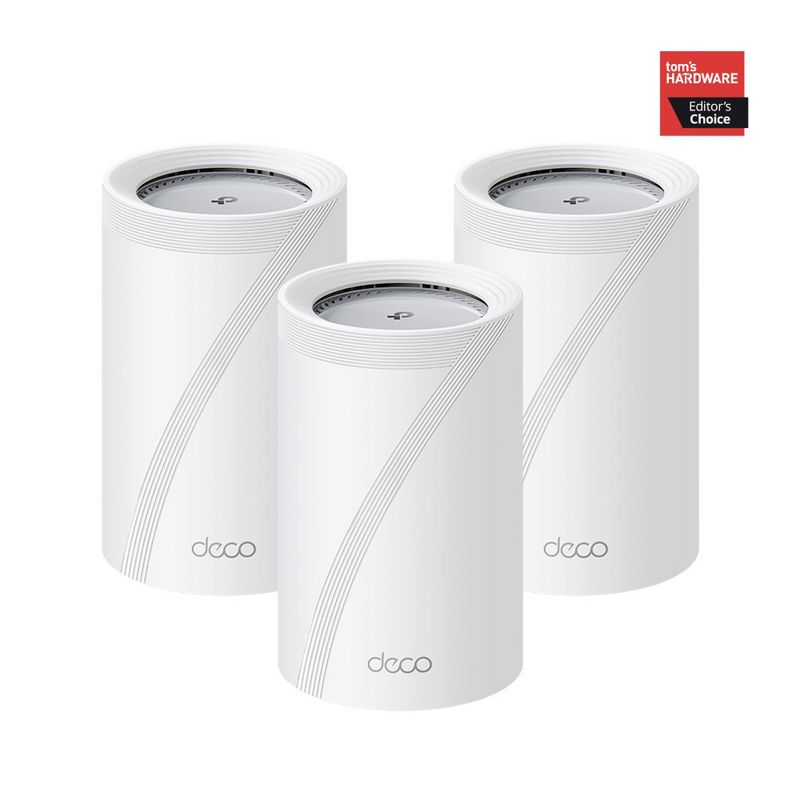 TP LINK - Sistema WiFi 7 Tp-Link Deco BE65 Pro BE11000 Pack 3