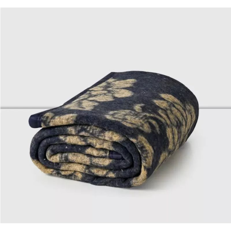 ILLUSIONS - Frazada Eco Jacquard Cannon (Apto 1 Pl Y 1.5) Floral azul