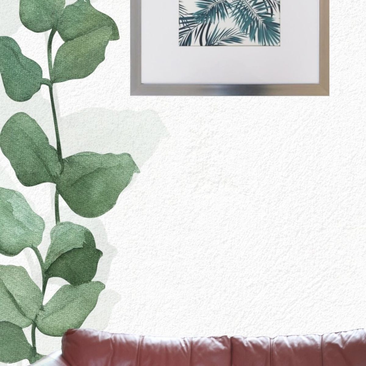 RONDA - Cuadro botánica decorativo 50x50 uno