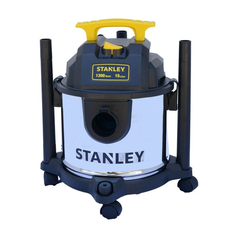 STANLEY Aspiradora Acero Inox. super secas o mojadas 1300W. 15 lts