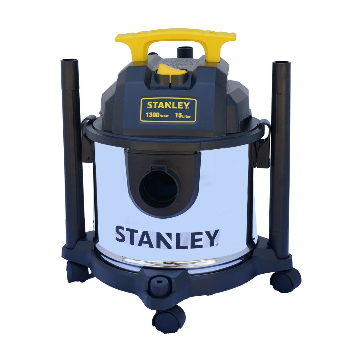 STANLEY - Aspiradora STANLEY Acero Inox. super secas o mojadas 1300W. 15 lts