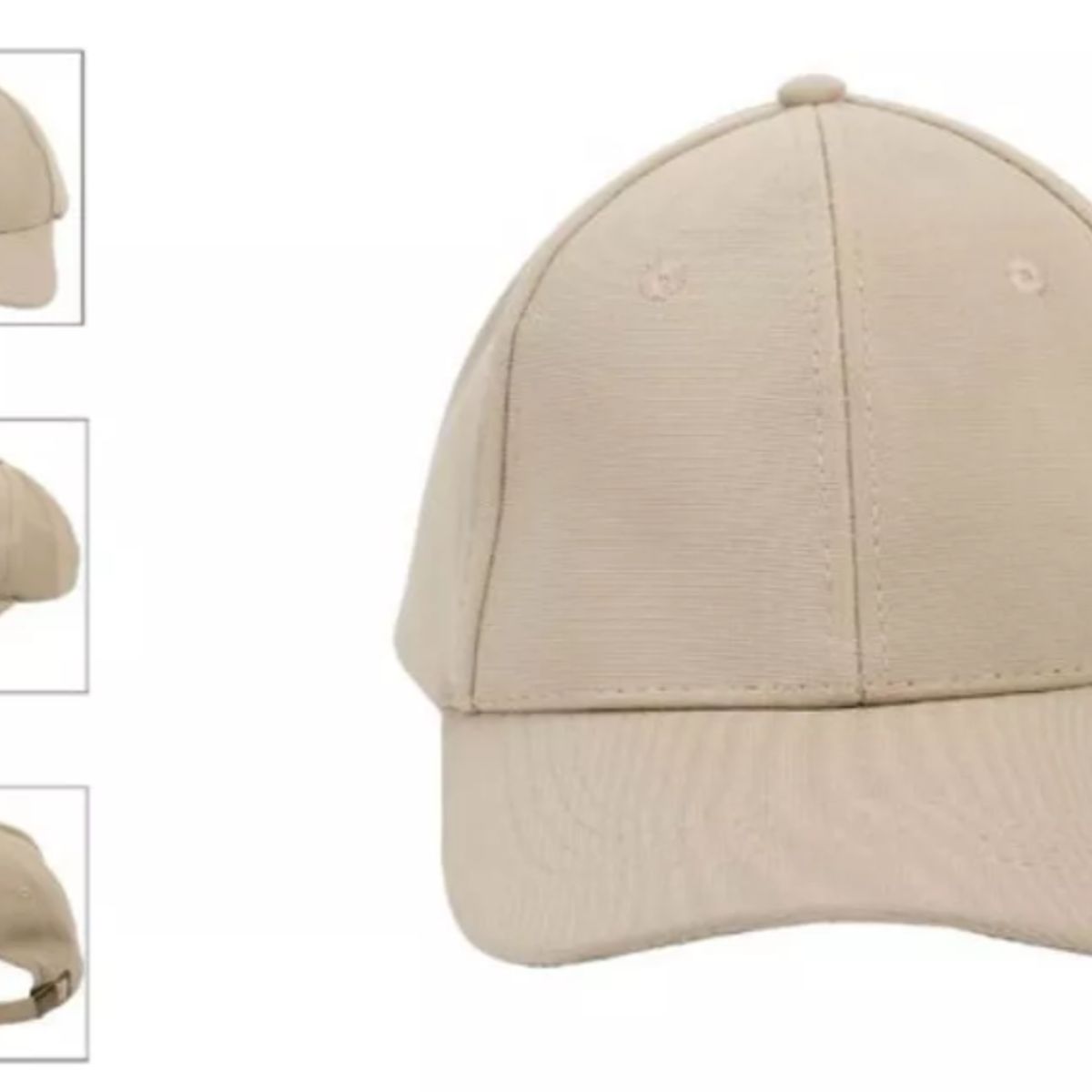 TIOZONEY - Gorro Jockey Denim Algodón Para Estampar O Bordado