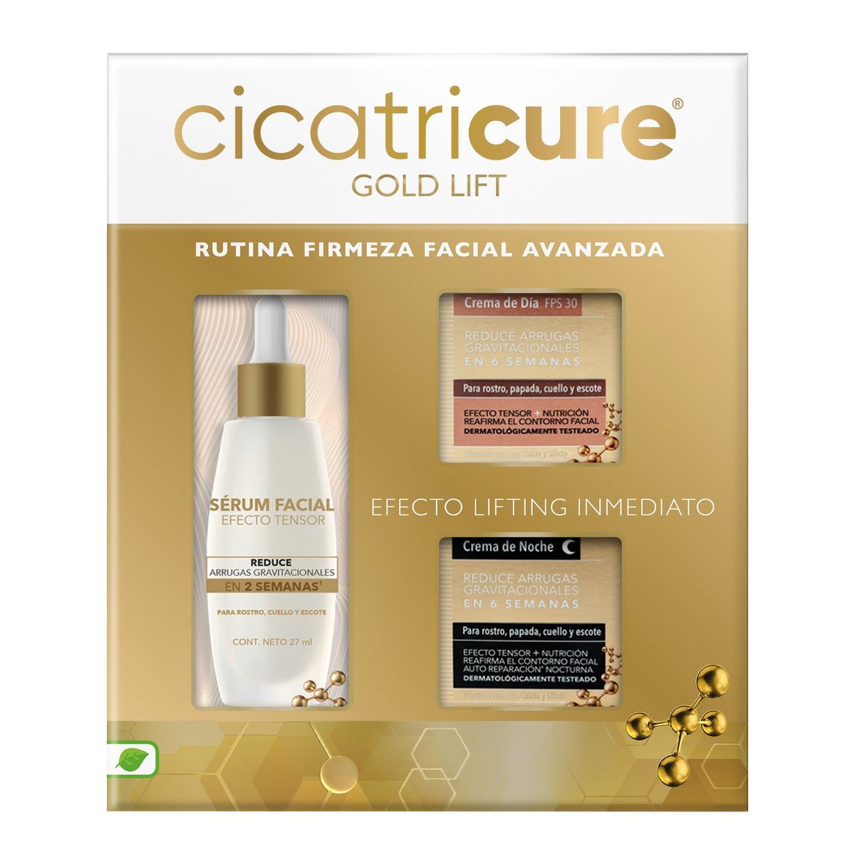 CICATRICURE - Pack Cicatricure Gold Lift Crema Dia+Noche+Serum