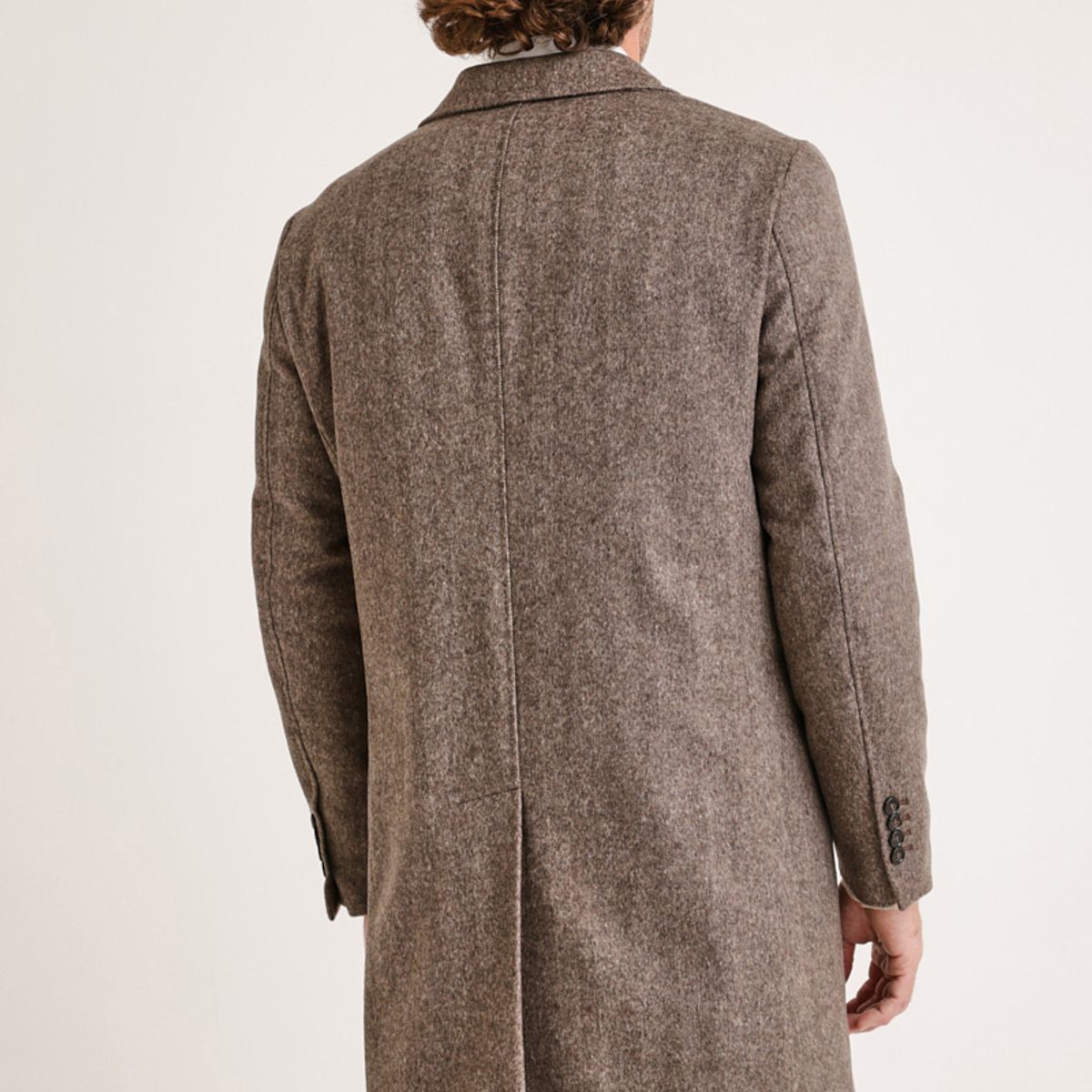 TRIAL - Abrigo hombre formal italiano café