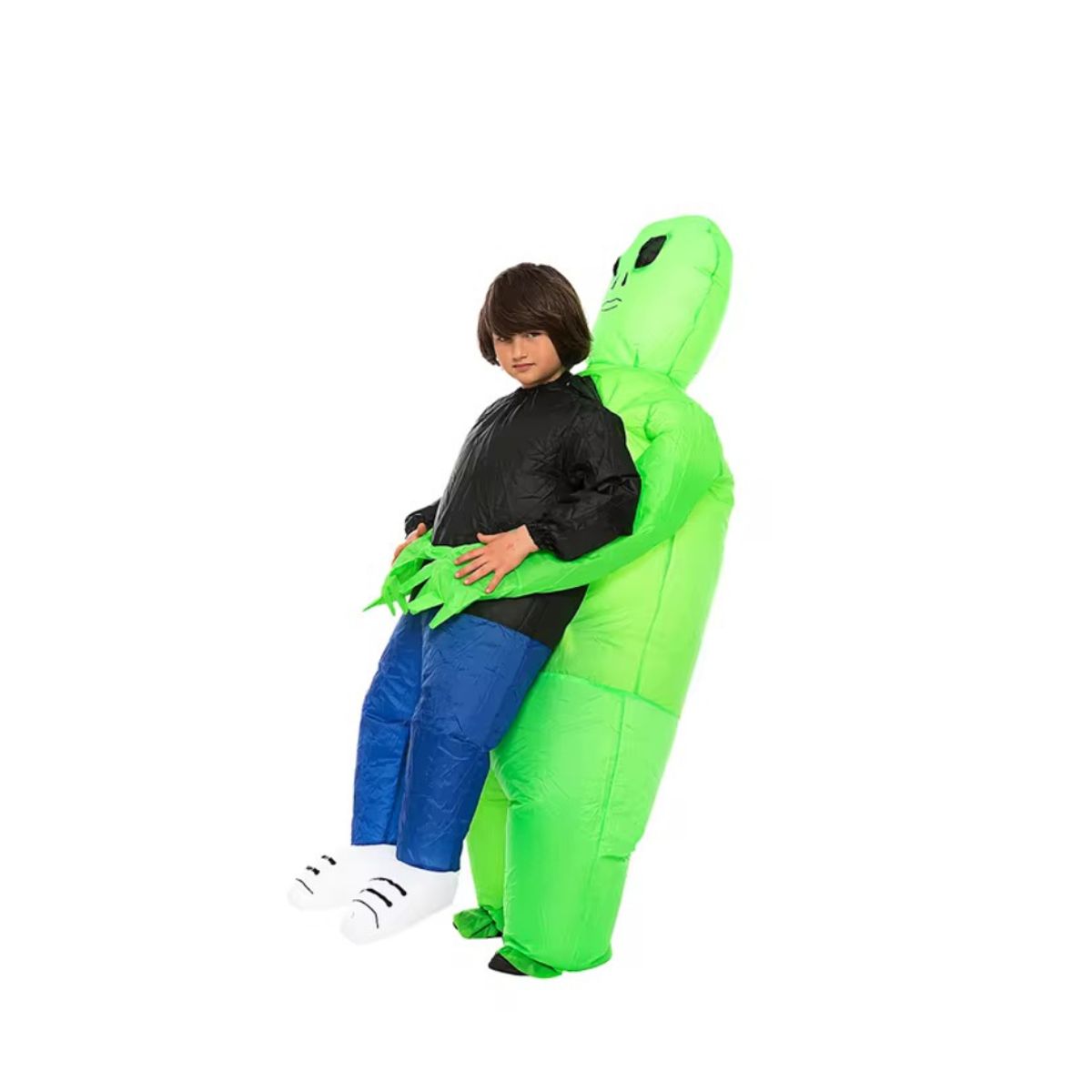 GENERICO - Disfraz Marciano Inflable Alien Infantil 120-150cm