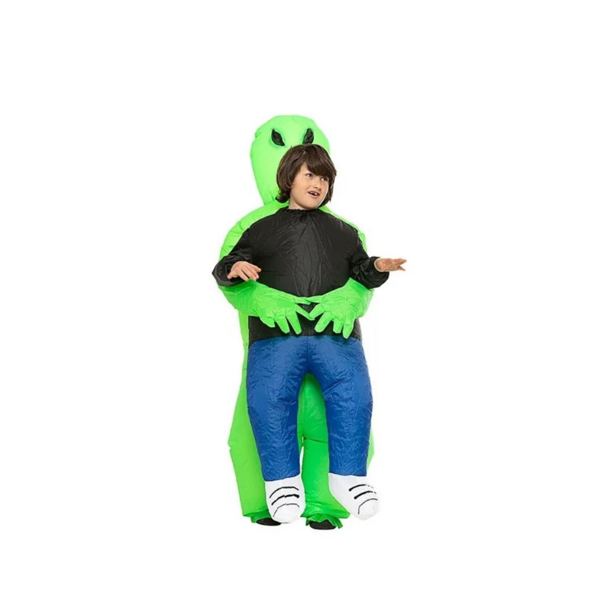 GENERICO - Disfraz Marciano Inflable Alien Infantil 120-150cm