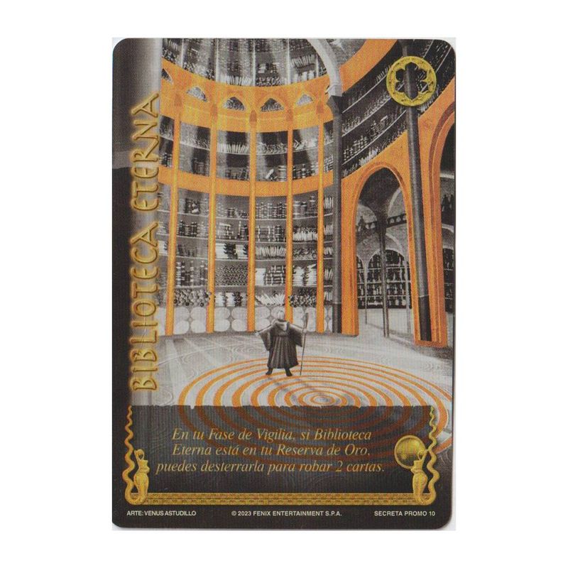 MITOS Y LEYENDAS - Carta Promo Secreta Biblioteca Eterna Myl
