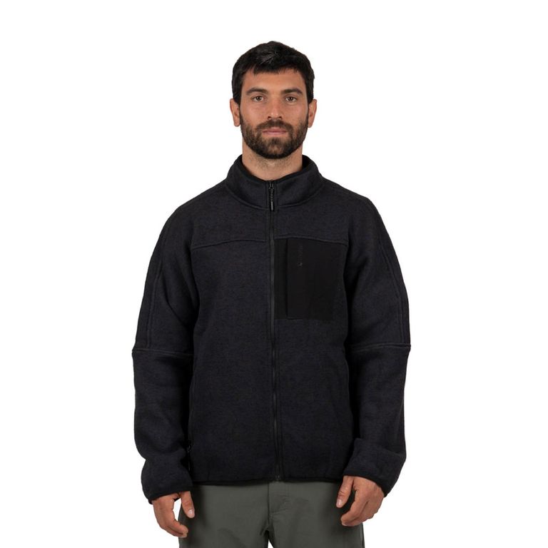 Polar Hombre Tejido Full Zip Middle 84 Negro S