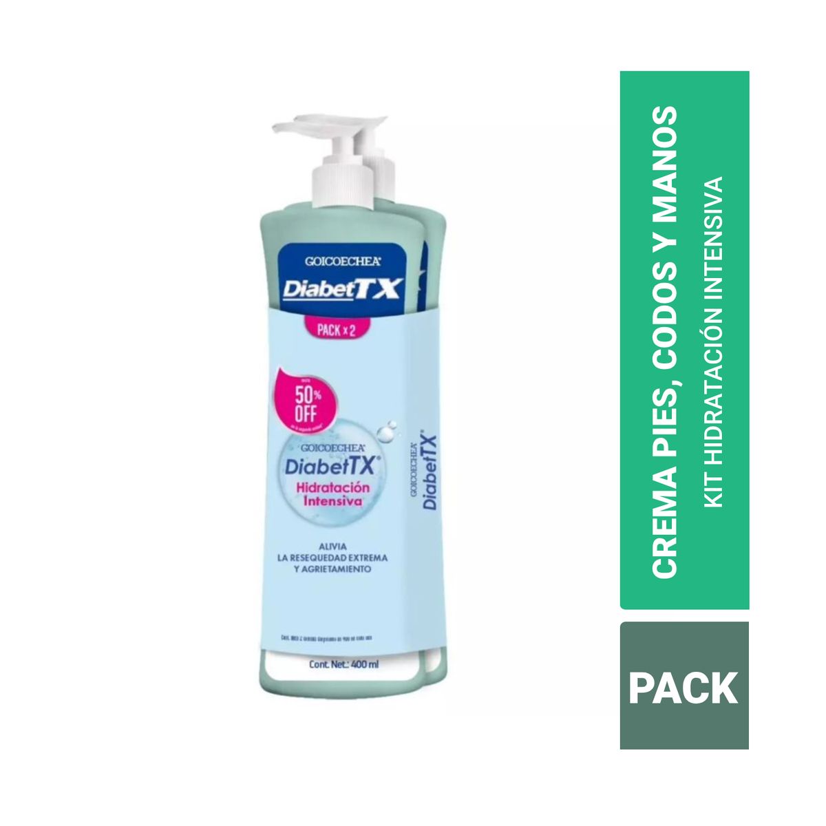 GOICOECHEA - Pack Goicoechea Diabetx Emulsion Diabettx X2.-
