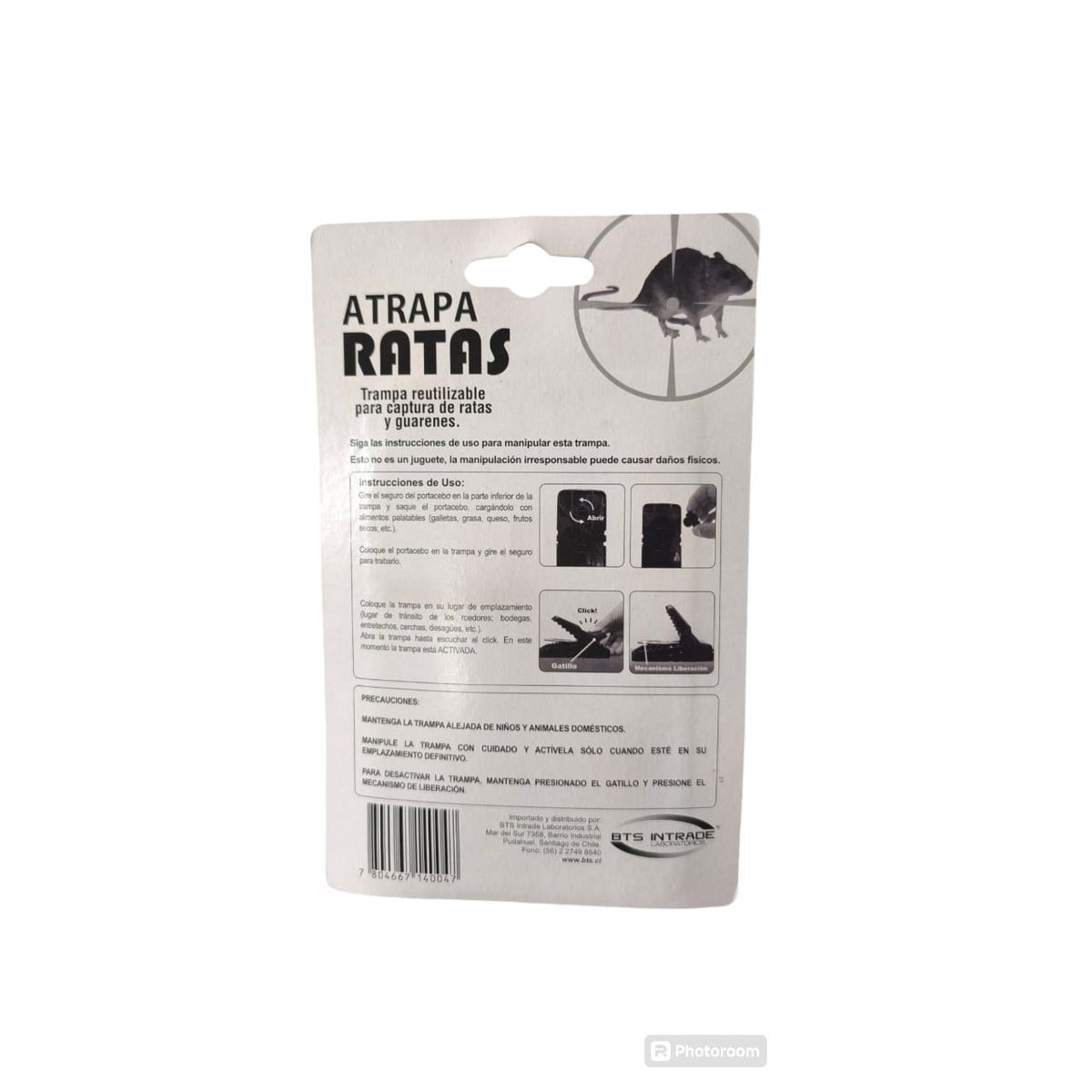 GENERICO - TRAMPA REUTILIZABLE DE GOLPE