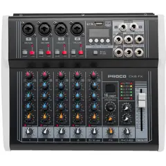 PROCO - Mixer Amplificado 6 canales CK6 FX