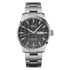 MIDO - Reloj Multifort Crono Acero Negro