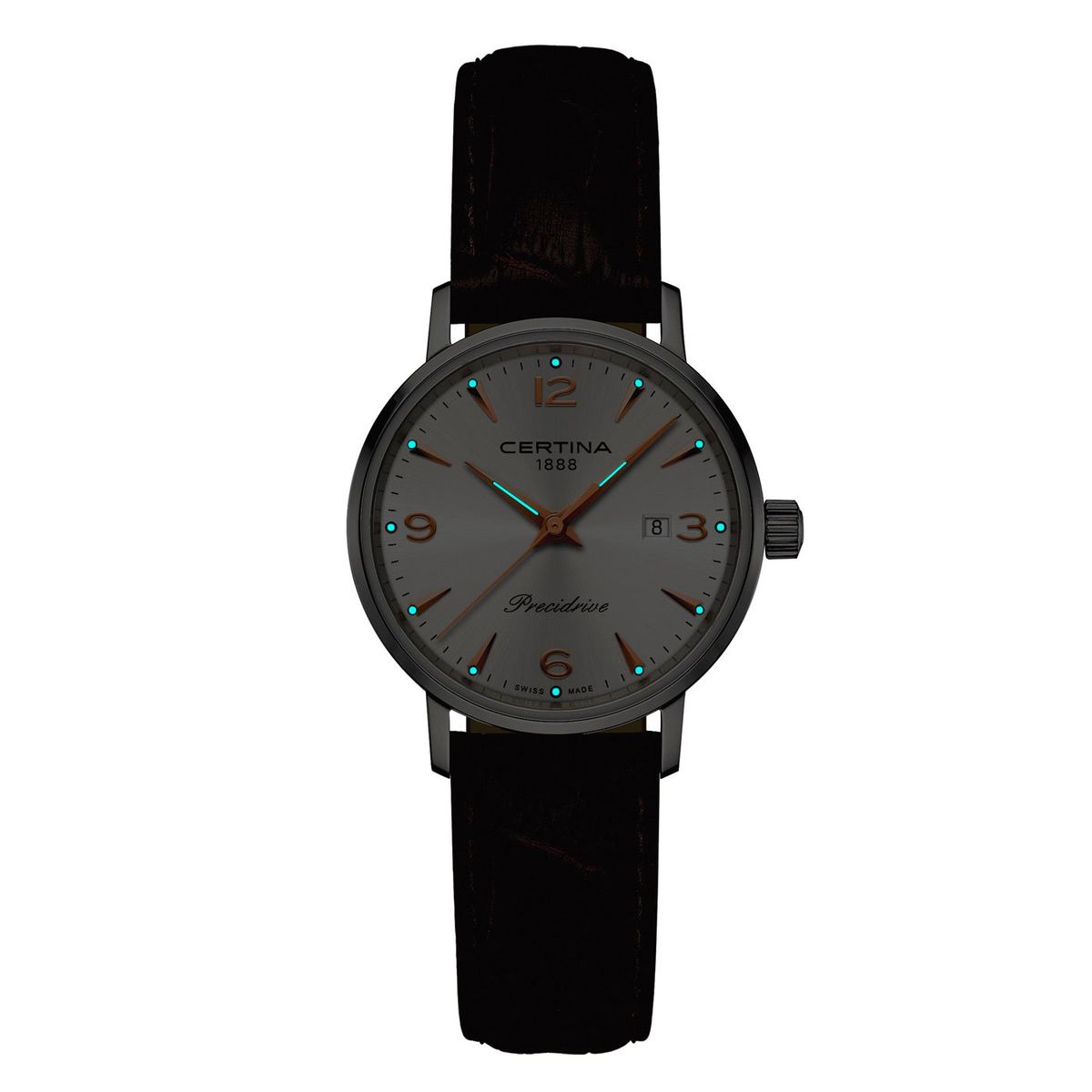 CERTINA - Reloj Certina DS Caimano Cuero Café