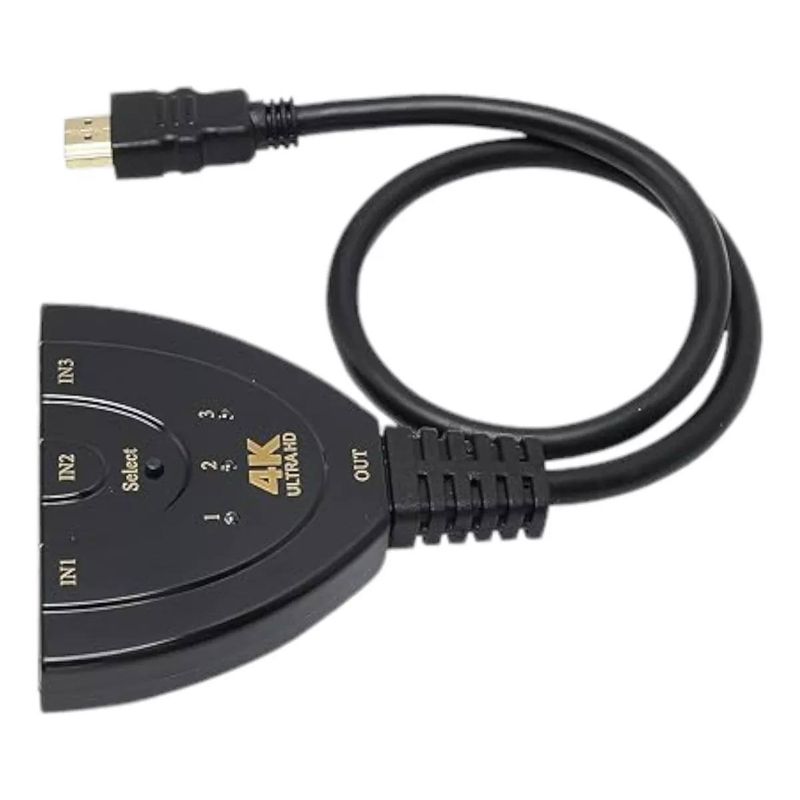 GENERICO - Switch HDMI 4k 3 puertos. Switch HDMI 4k 3 puertos.