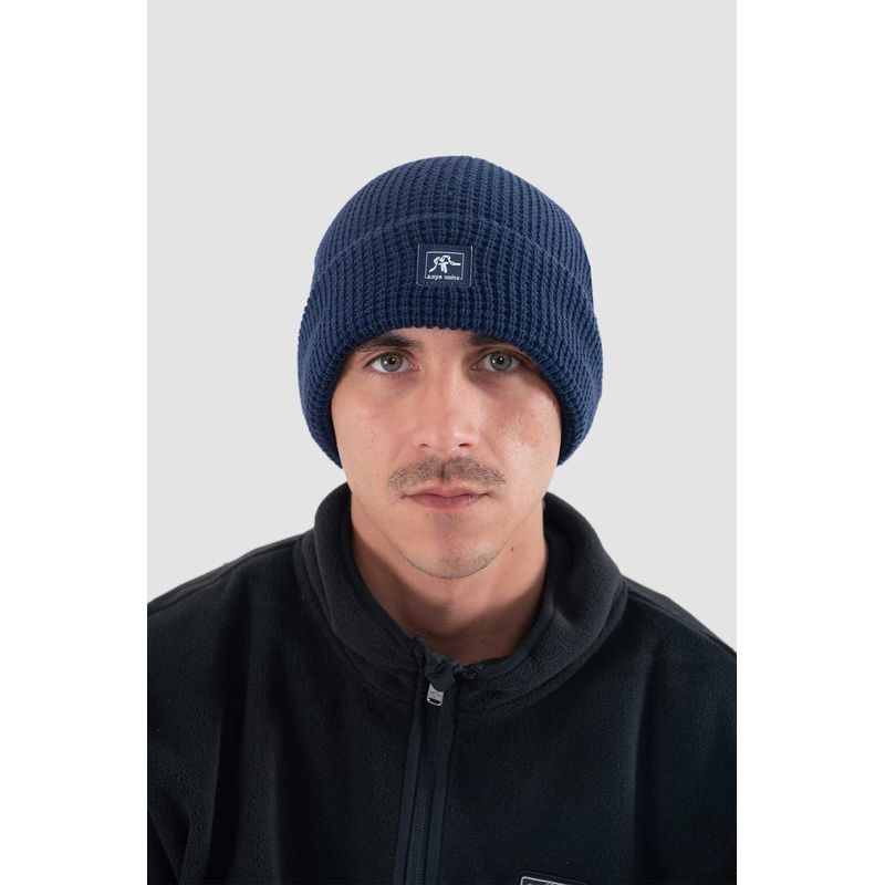 KAYA UNITE - Gorro Beanie Waffle Logo Navy