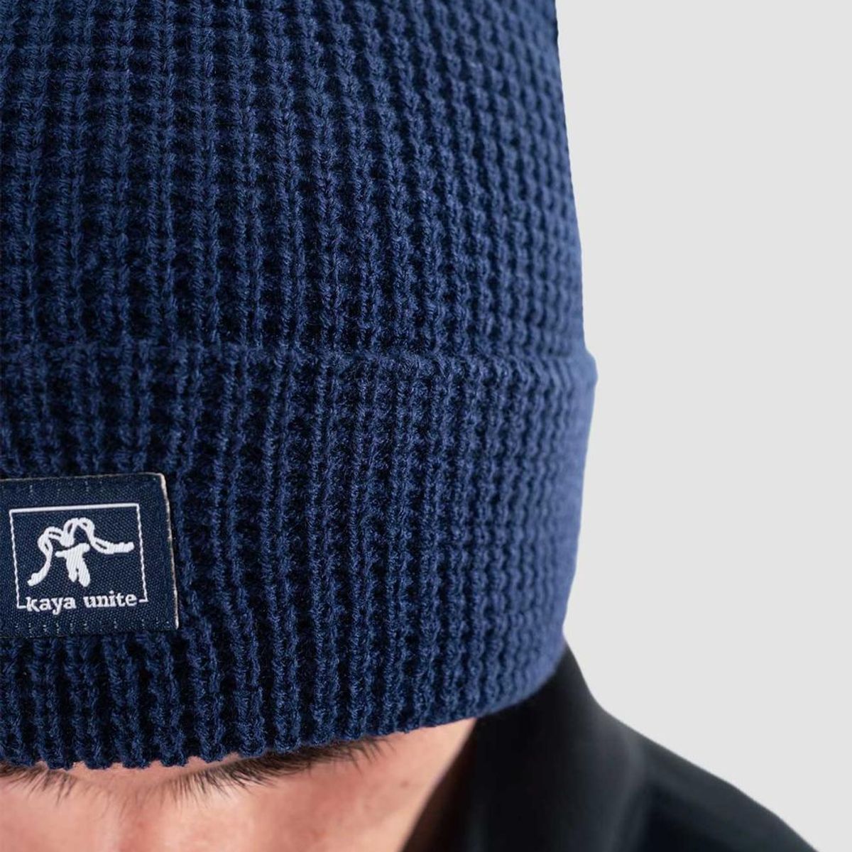 KAYA UNITE - Beanie Waffle Logo Navy