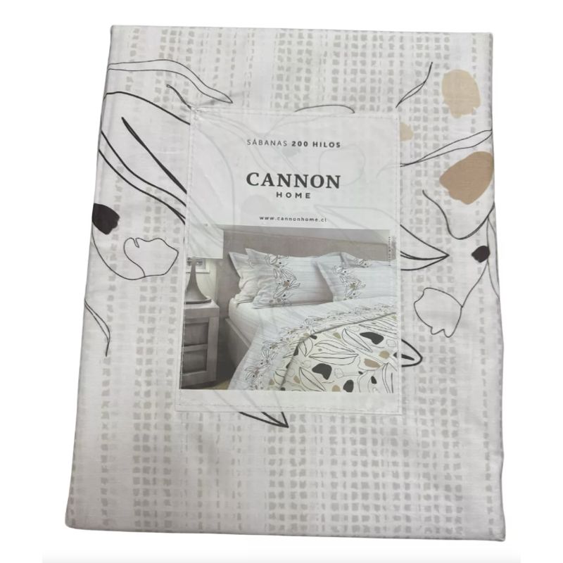CANNON - Sabana Cannon 200 Hilos 2 Plazas WHISPER