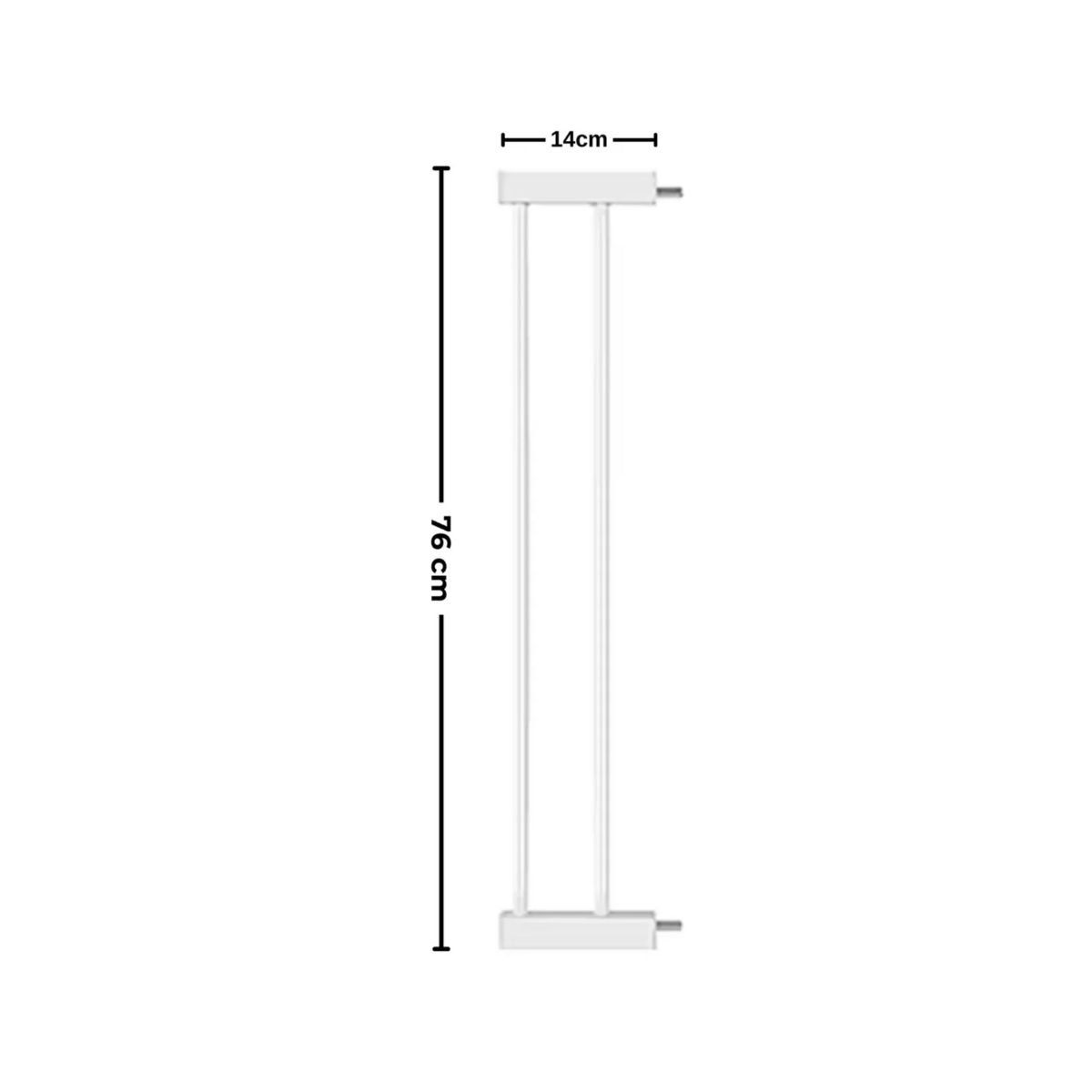 GENERICO - Extensión Reja Seguridad Escalera Puerta 14cm Mini Explor