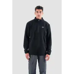 KAYA UNITE - Polar Hombre Half Zip Negro