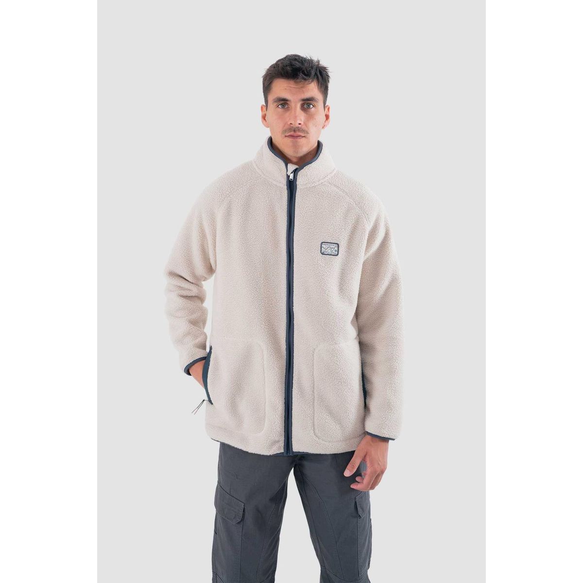 KAYA UNITE - Polerón Chiporro Hombre Full Zip Bone