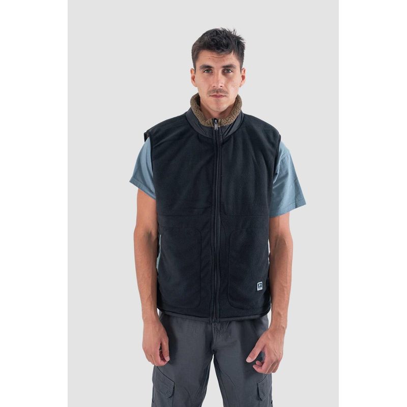 KAYA UNITE - Chaqueta Hombre Sin Mangas Vest Reversible Negro