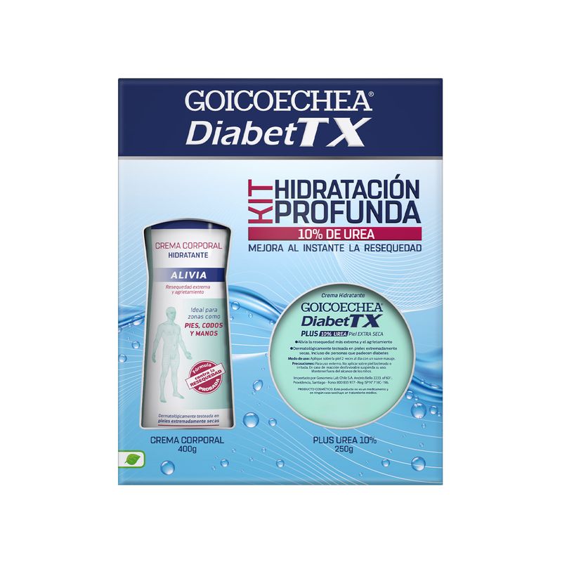 GOICOECHEA - Pack Goicoechea Diabettx Crema Plus Urea + Crema Hidratante