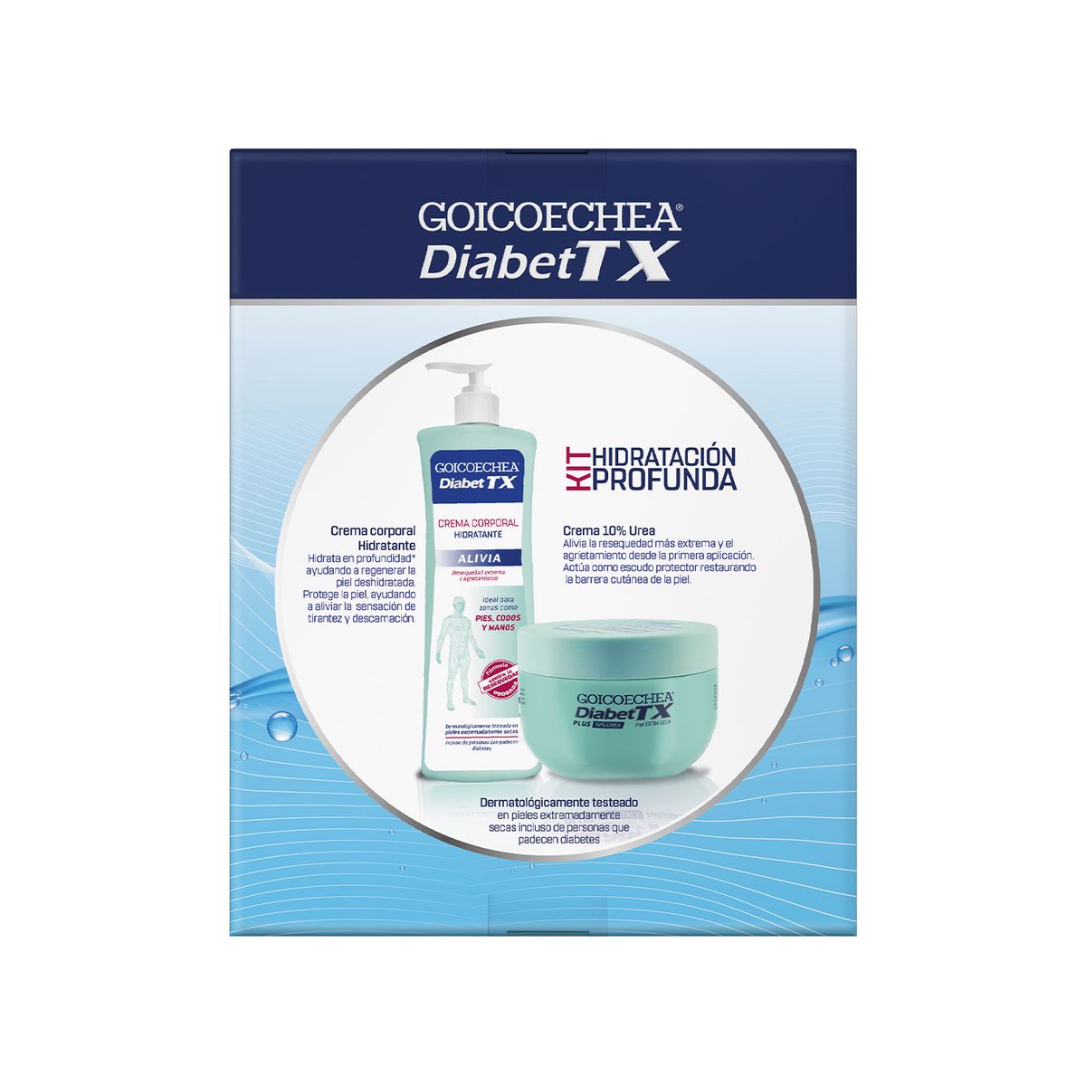 GOICOECHEA - Pack Goicoechea Diabettx Crema Plus Urea + Crema Hidratante