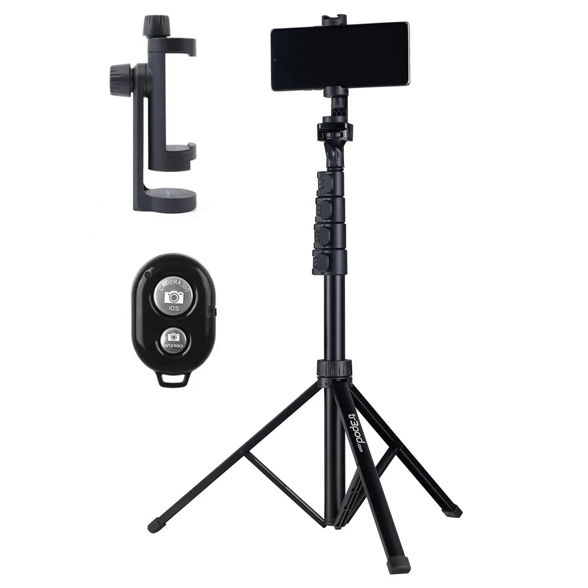 TR3POD - Tripode Celular Camara 360 Tr3pod Aluminio Plegable +Control