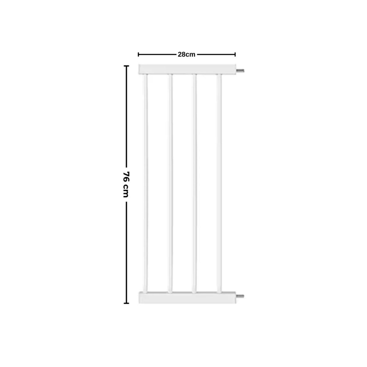 GENERICO - Extensión Reja Seguridad Escalera Puerta 28cm Mini Explor
