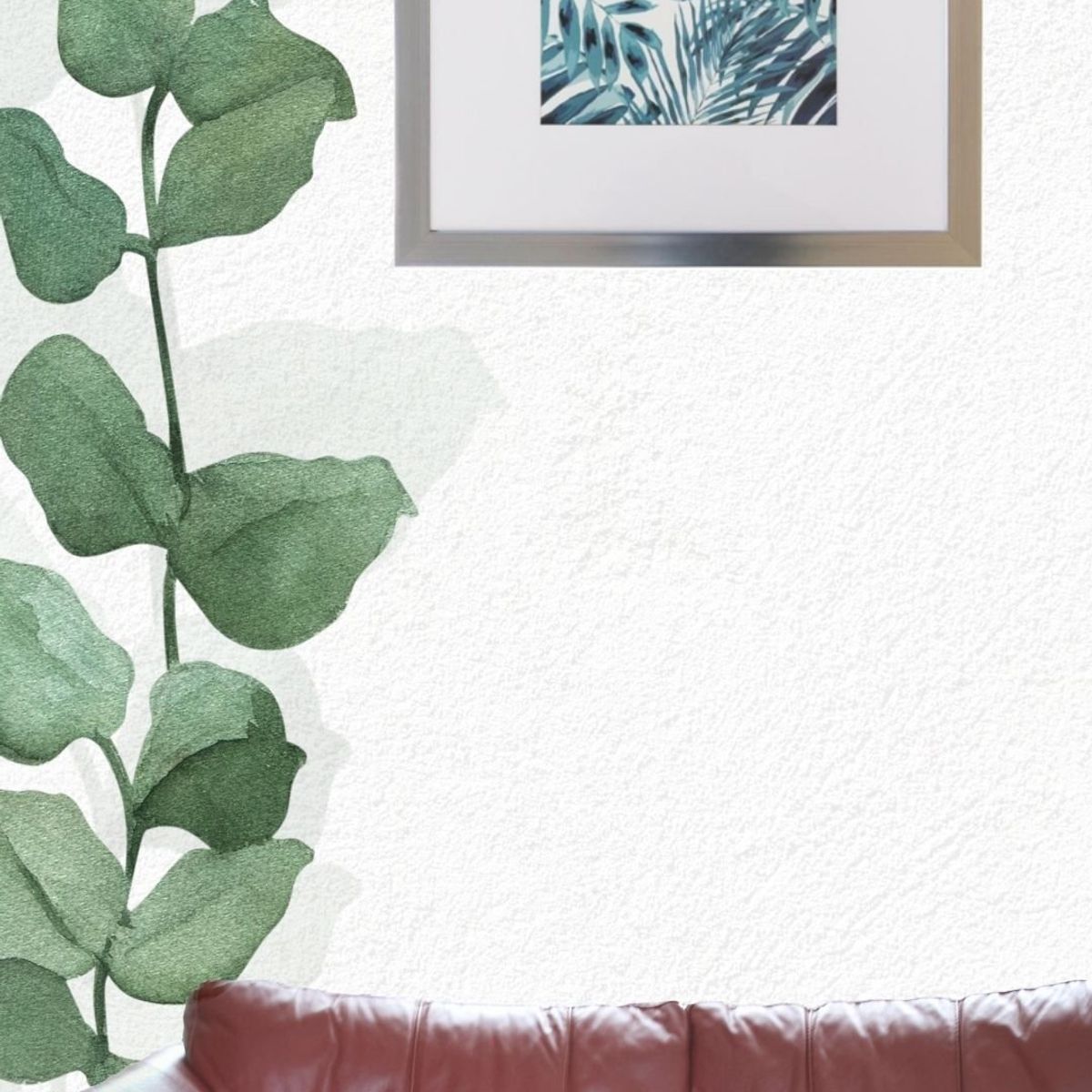 RONDA - Cuadro botánica decorativo 50x50 dos