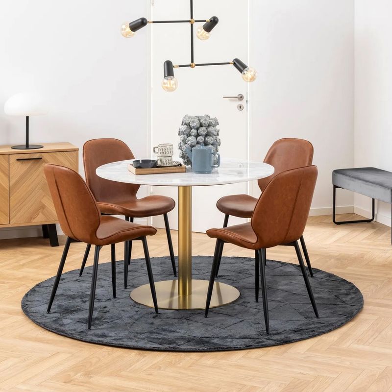 MIRKELA - Silla Lotta Café Set De 2 Unidades
