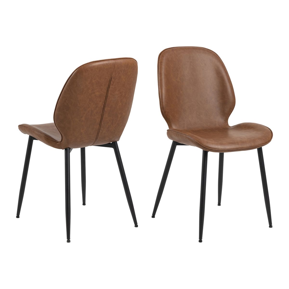 MIRKELA - Silla Lotta Café Set De 2 Unidades