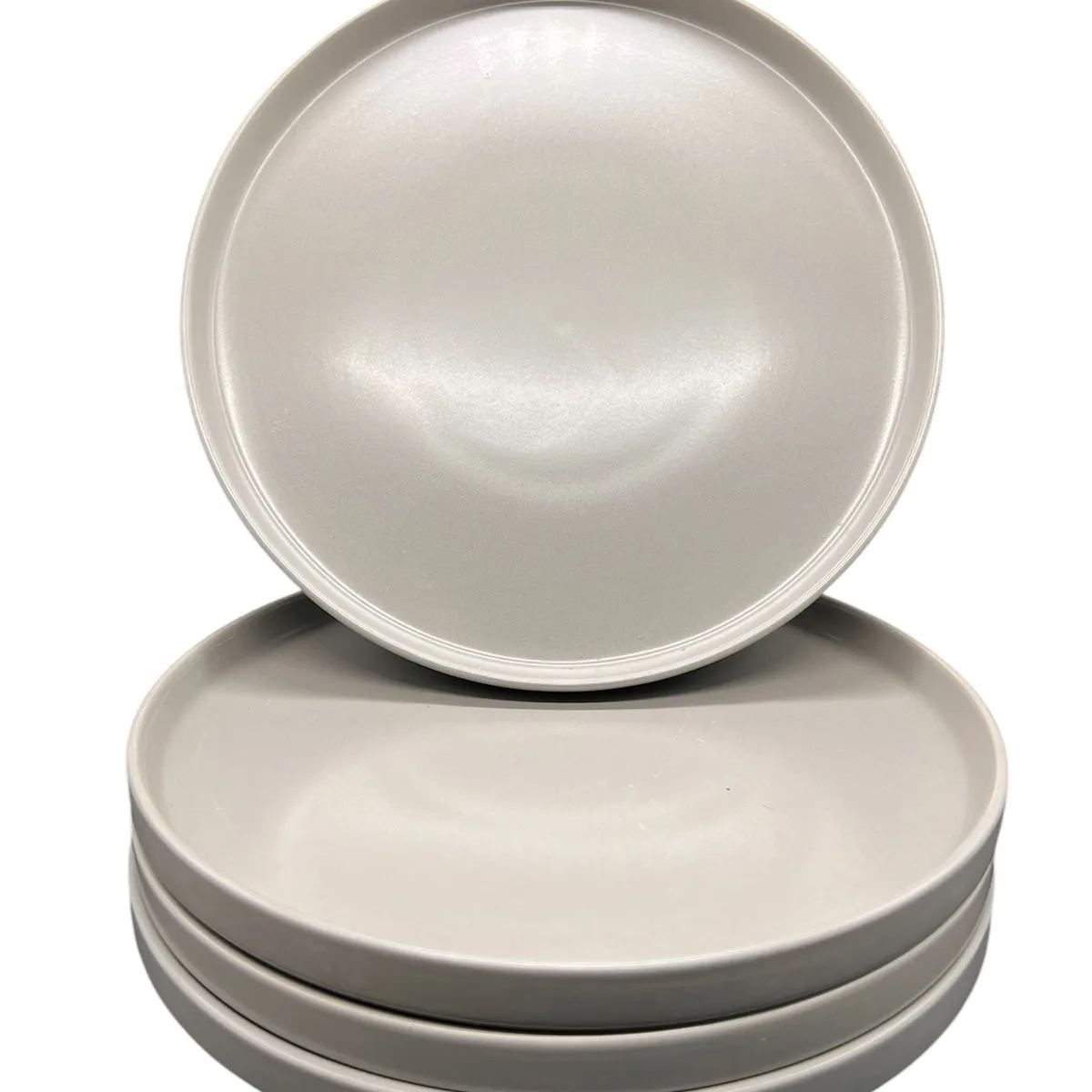 GENERICO - Pack 4 Plato Plano Decorativo Manchas Set 4