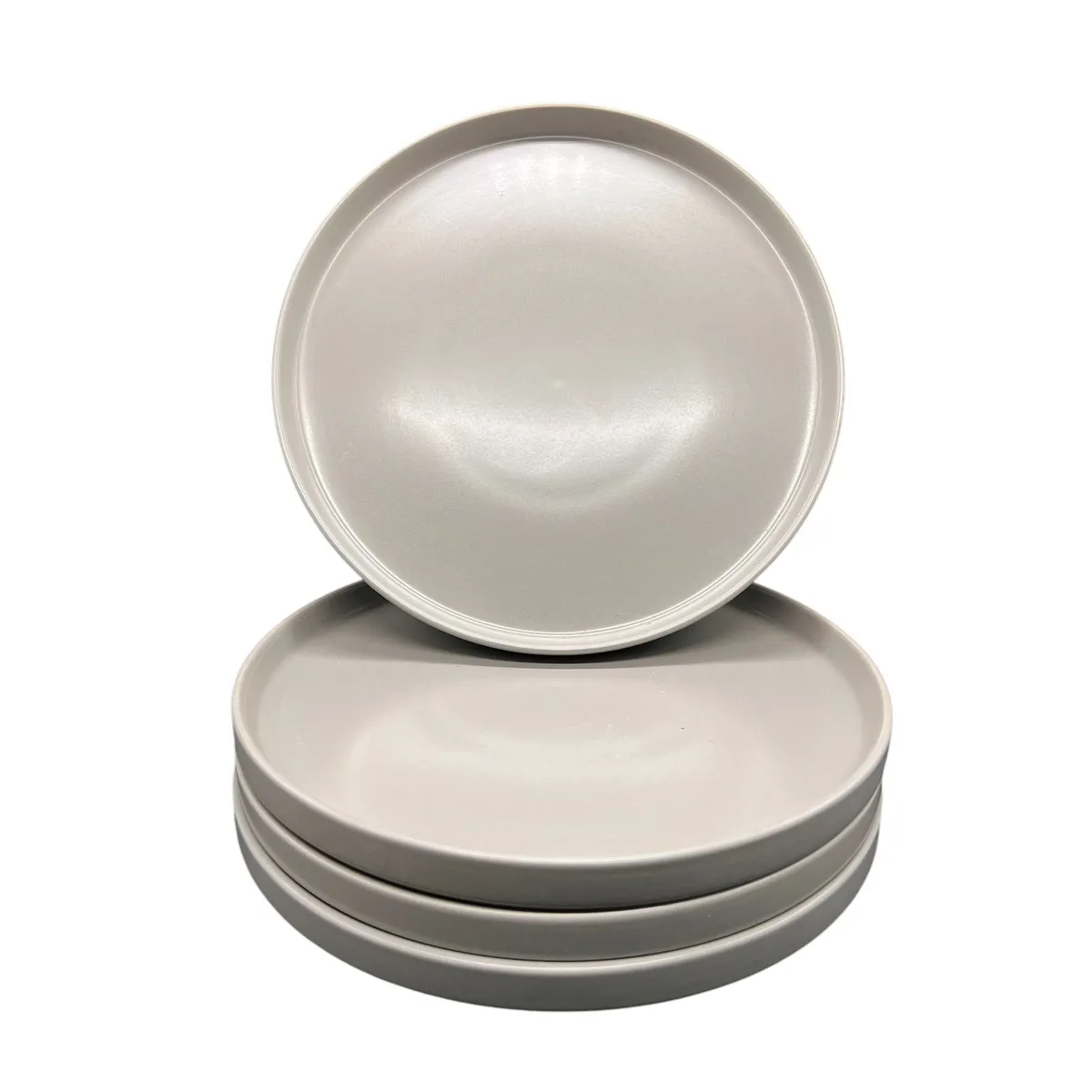 GENERICO - Pack 4 Plato Plano Decorativo Manchas Set 4