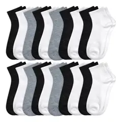 TIOZONEY - Calcetines Cortos Hombres Dama Unisex Calceta 20 Pares
