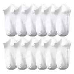 TIOZONEY - Calcetines Cortos Hombres Dama Unisex Cómodo 12 Pares