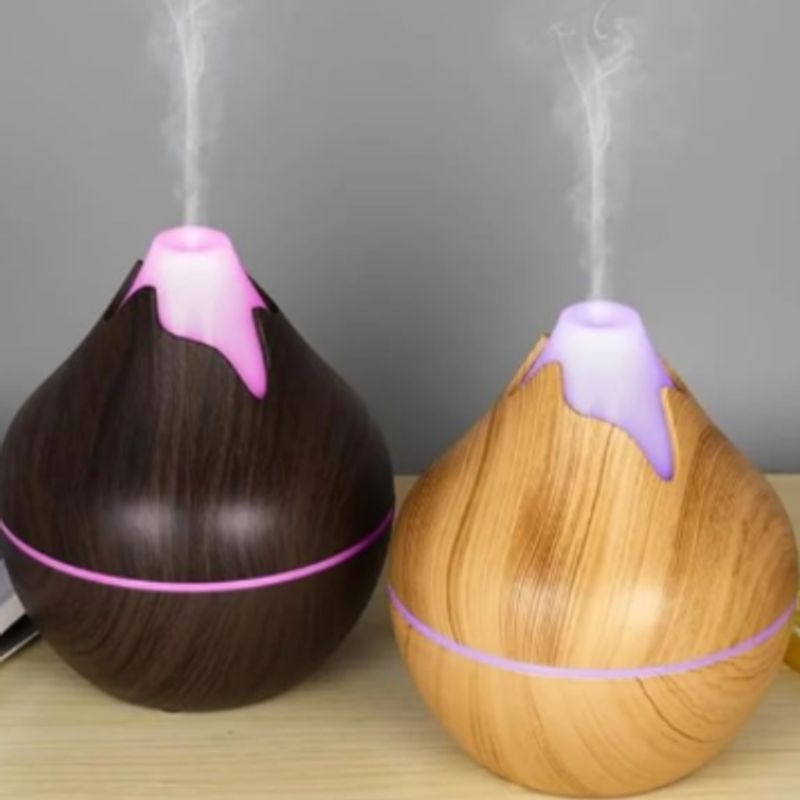 GENERICO - Humidificador montaña nevada veta madera 200 ml