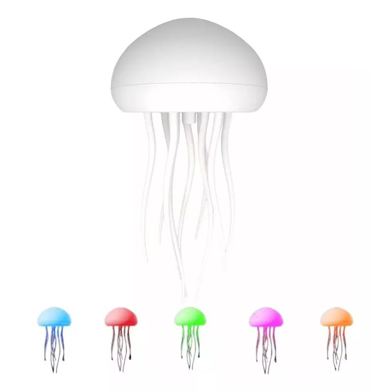 TIOZONEY - Lámpara de mesa de medusas recargable