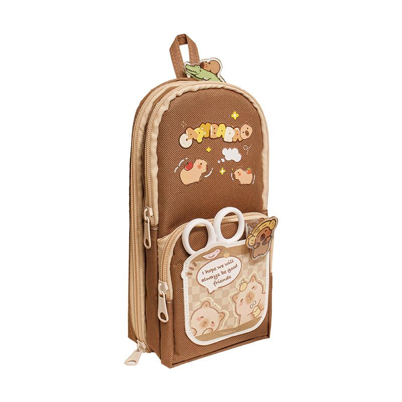 TIOZONEY - Estuche para bolígrafo de estudiante Capibara.