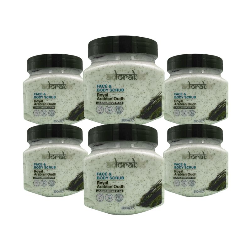 ADORABLE - Pack Adorable 6 Exfoliantes Royal Arabain 300 ml