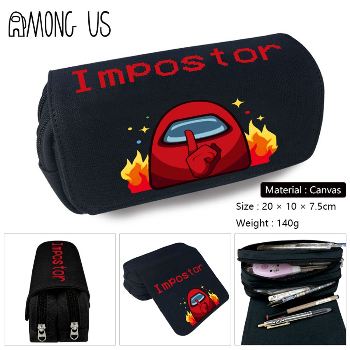 TIOZONEY - Estuche Para Lapices Escolar Gran Capacidad del astronauta