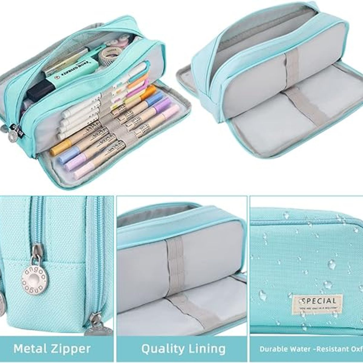 TIOZONEY - Estuche Para Lapices Escolar Gran Capacidad