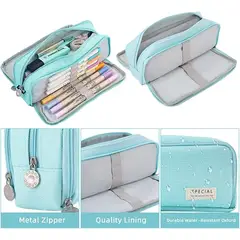 TIOZONEY - Bolsa de papelería de gran capacidad